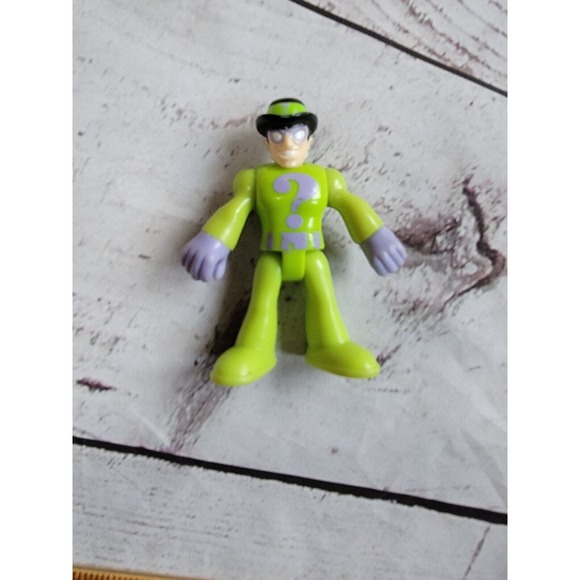 IMAGINEXT RIDDLER FIGURE BATMAN VILLAIN DC SUPER FRIENDS FISHER PRICE - Picture 4 of 5